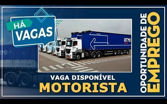 Vaga Motorista Carreteiro Tanque – RITMO LOGÍSTICA | Joinville/SC