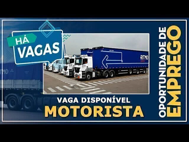 Vaga Motorista Carreteiro Tanque | RITMO LOGÍSTICA | Joinville, SC