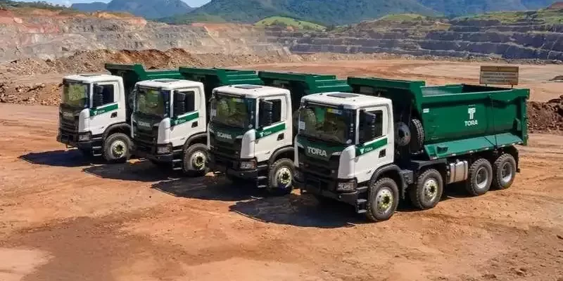 TORA Transportes contrata motoristas de caminhões traçado em Congonhas (MG)